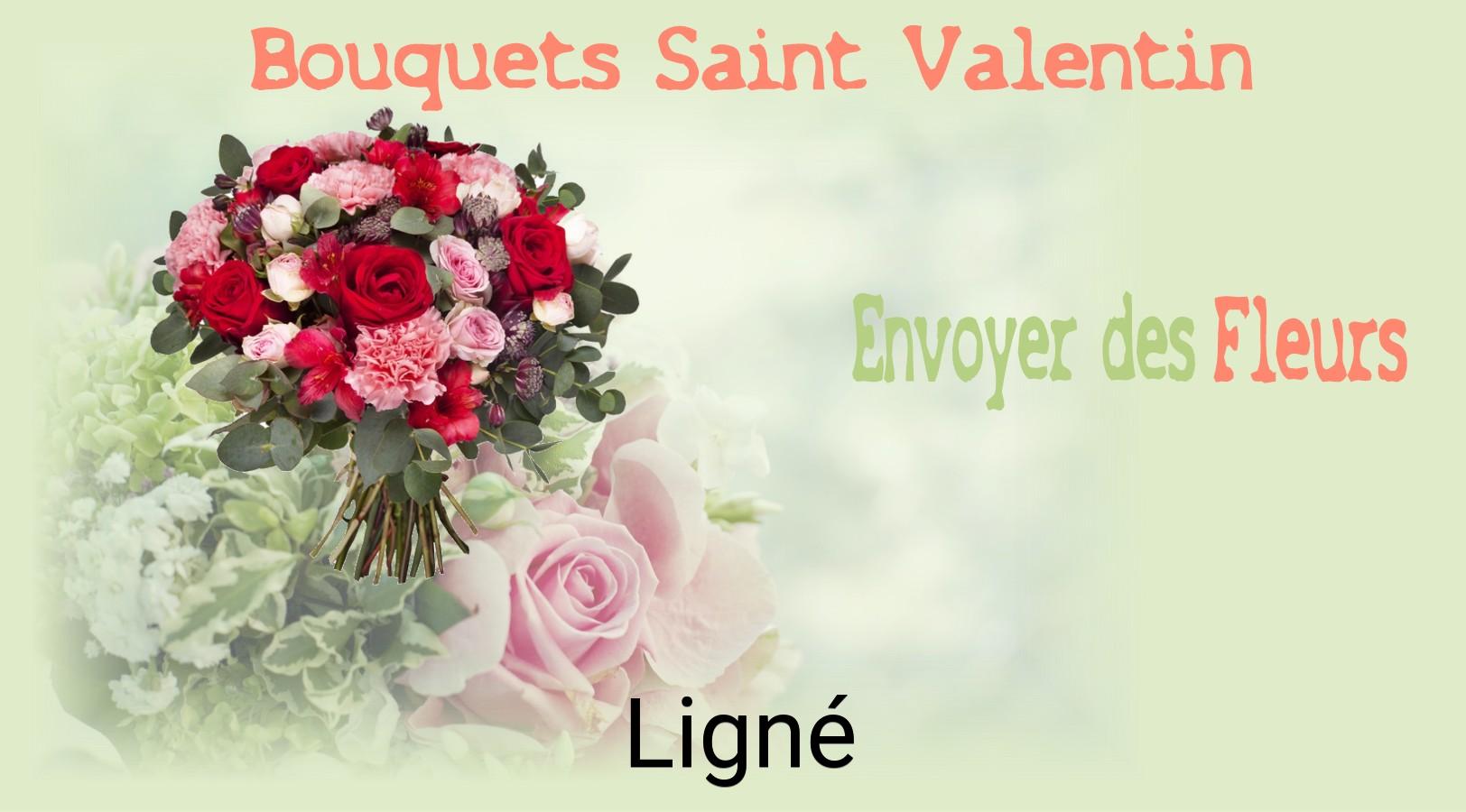 Roses de Saint-Valentin livrées à Ligné